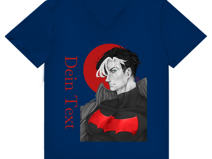 Herren Premium Bio V-Neck T-Shirt – Broken Hero
