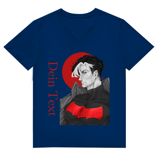 Herren Premium Bio V-Neck T-Shirt – Broken Hero