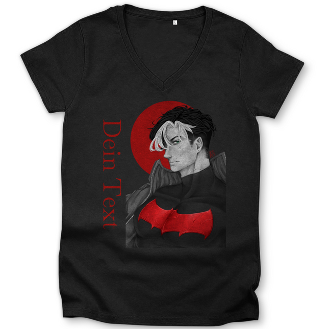 Damen Premium Bio V-Neck T-Shirt  Broken Hero