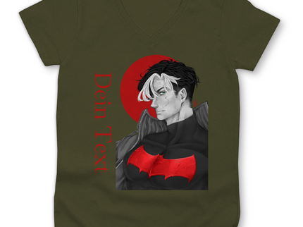 Damen Premium Bio V-Neck T-Shirt  Broken Hero