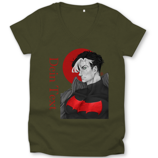 Damen Premium Bio V-Neck T-Shirt  Broken Hero