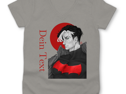 Damen Premium Bio V-Neck T-Shirt  Broken Hero