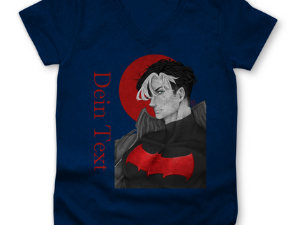 Damen Premium Bio V-Neck T-Shirt  Broken Hero