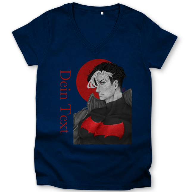 Damen Premium Bio V-Neck T-Shirt  Broken Hero