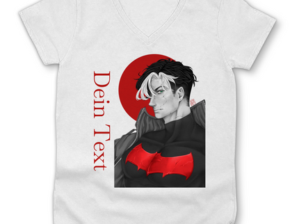 Damen Premium Bio V-Neck T-Shirt  Broken Hero