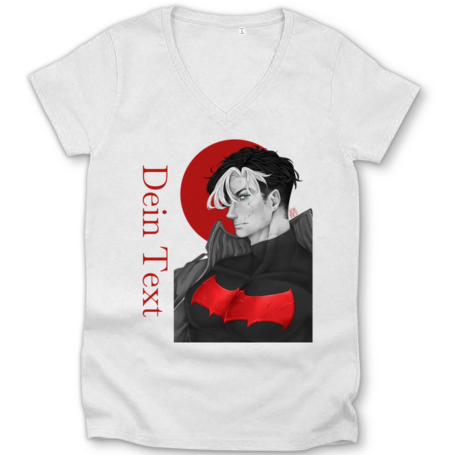 Damen Premium Bio V-Neck T-Shirt  Broken Hero