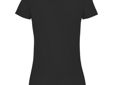 Damen Premium Bio V-Neck T-Shirt – Rabe und Lilien