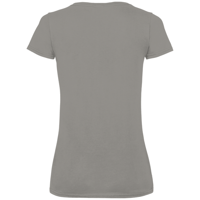 Damen Premium Bio V-Neck T-Shirt – Rabe und Lilien