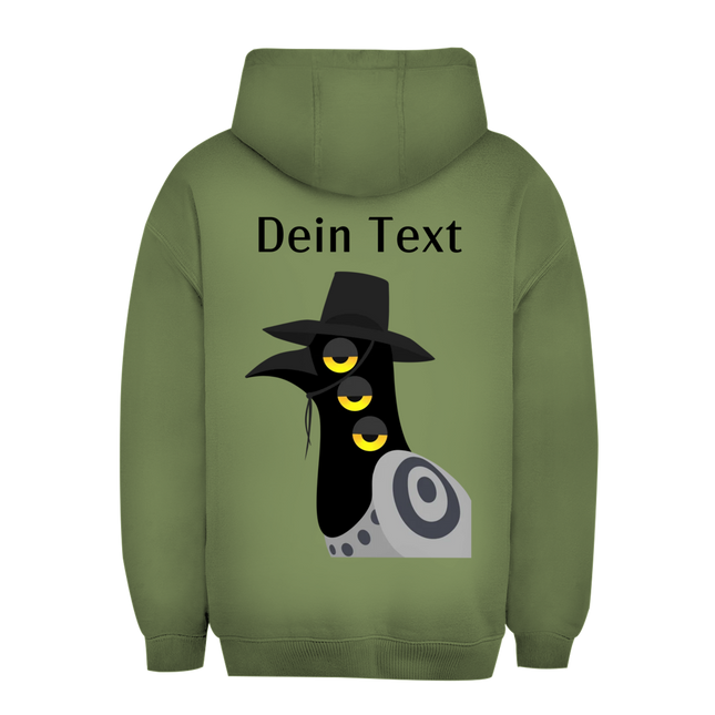Unisex Oversize Hoodie – Dämonischer Vogel