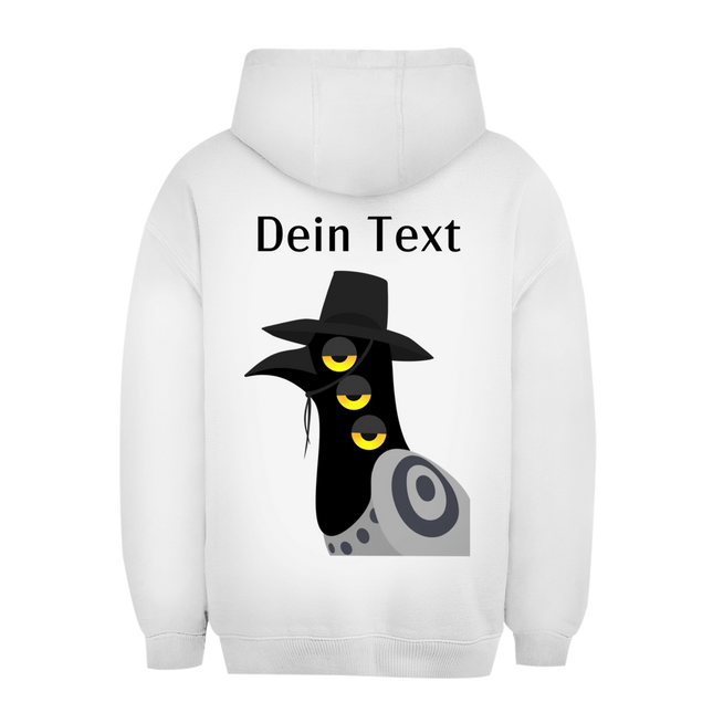 Unisex Oversize Hoodie – Dämonischer Vogel