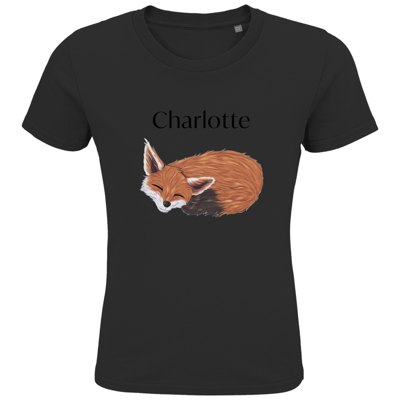 Kids Premium Bio T-Shirt – Schlafender Fuchs