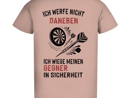 Herren Premium Bio T-Shirt – Ich werfe nicht daneben ...