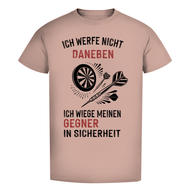 Herren Premium Bio T-Shirt – Ich werfe nicht daneben ...