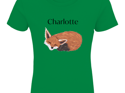 Kids Premium Bio T-Shirt – Schlafender Fuchs