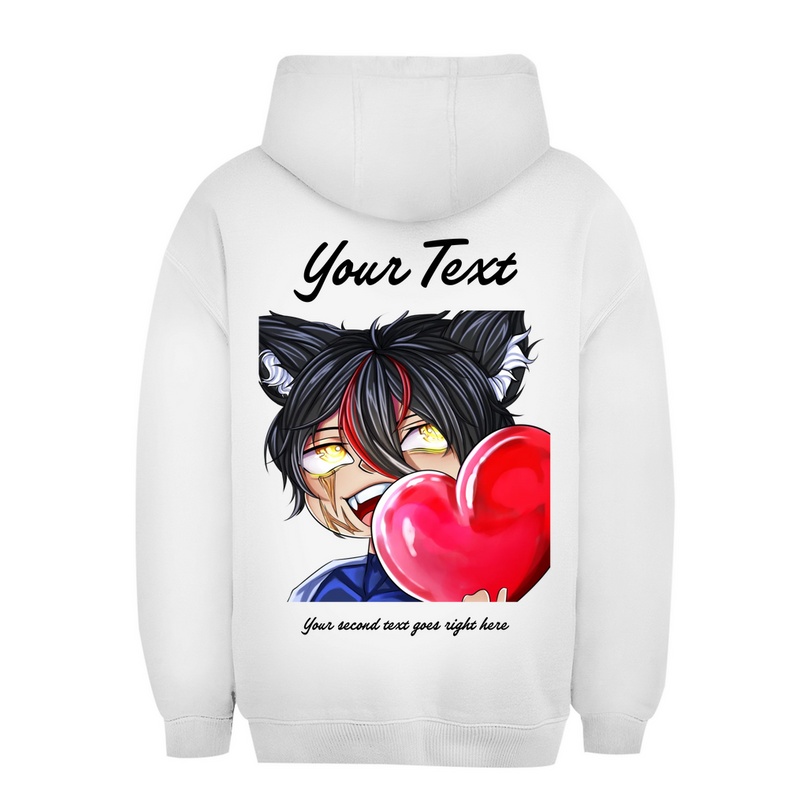 Unisex Oversize Hoodie – Herz Chibi