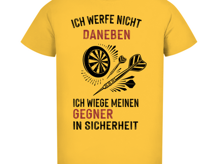 Herren Premium Bio T-Shirt – Ich werfe nicht daneben ...