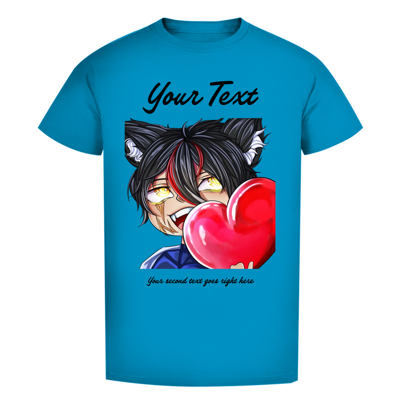 Herren  Premium Bio T-Shirt - Chibi Herz