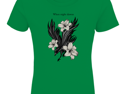 Kids Premium Bio T-Shirt – Rabe und Lilien