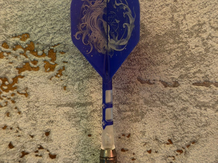 Cuesoul ROST T19 Blau/Transparent Standard - Dart Flights