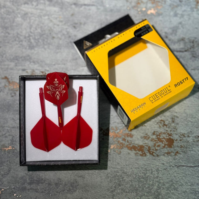 Cuesoul ROST 77 Standard - Dart Flights mit Gravur