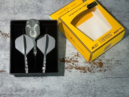 Cuesoul ROST T19 Grau/Transparent Standard - Dart Flights