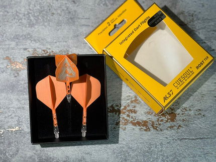 Cuesoul ROST T19 Orange/Transparent Standard - Dart Flights