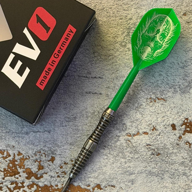 Evolution Evo1 GEN2 Shaft/Flight System Standard No2 Grün mit persönlicher Gravur