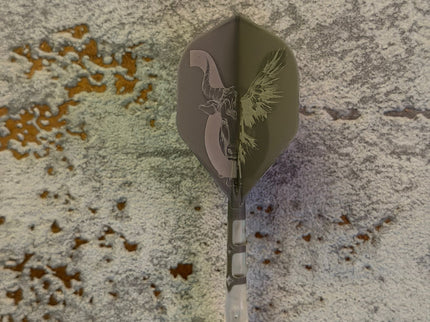 Cuesoul ROST T19 Grau/Transparent Standard - Dart Flights
