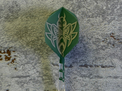 Cuesoul ROST T19 Grün/Transparent Standard - Dart Flights
