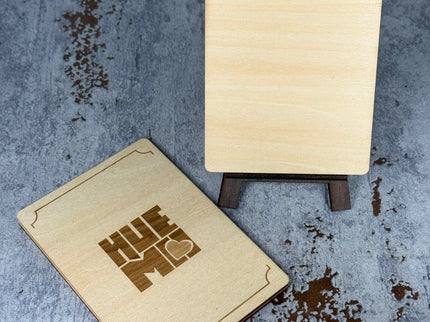 Custom Holzkarte Rahmentyp A