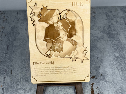 Custom Holzkarte Rahmentyp A