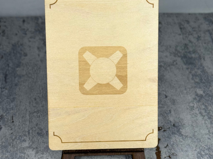 Custom Holzkarte Rahmentyp B