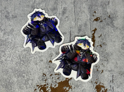 Flins(Rund) Holografischer Sticker
