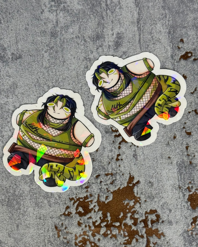 Nath(Rund) Holografischer Sticker