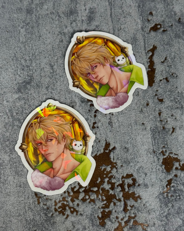 Quincy Holografischer Sticker