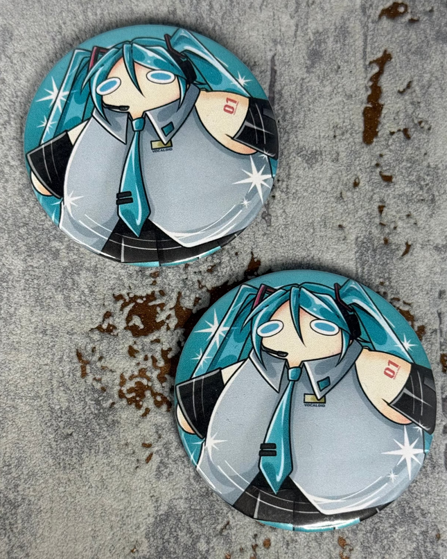 Miku (Rund) Button
