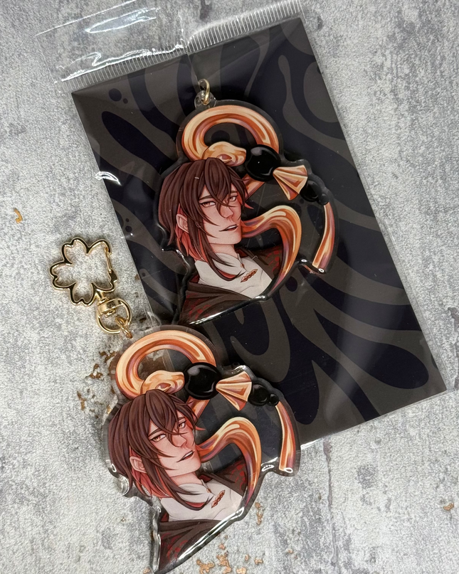 Yakumo Acryl Schlüsselanhänger