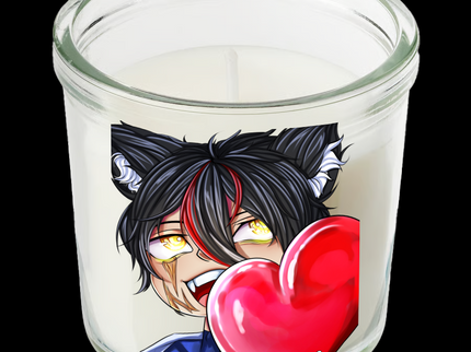 Duftkerze – Herz Chibi Vanille & Kokos 20 Std. Brenndauer