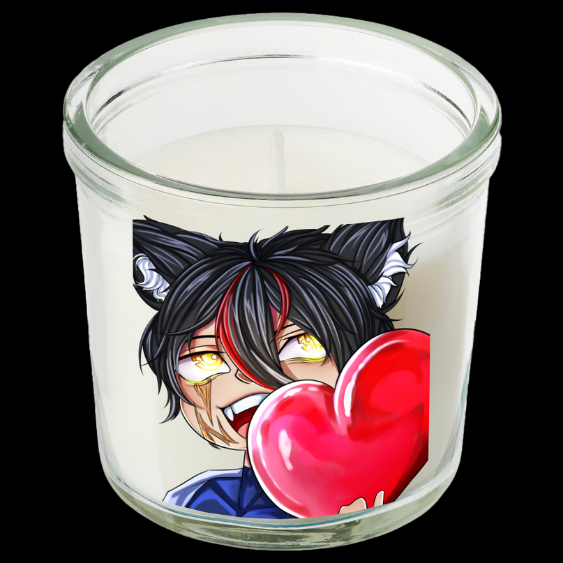 Duftkerze – Herz Chibi Vanille & Kokos 40 Std. Brenndauer