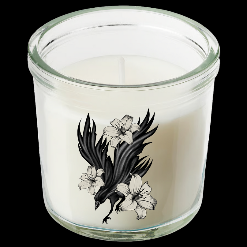 Duftkerze – Rabe & Lilie Vanille & Kokos 40 Std. Brenndauer