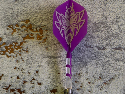 Cuesoul ROST T19 Lila/Transparent Standard - Dart Flights