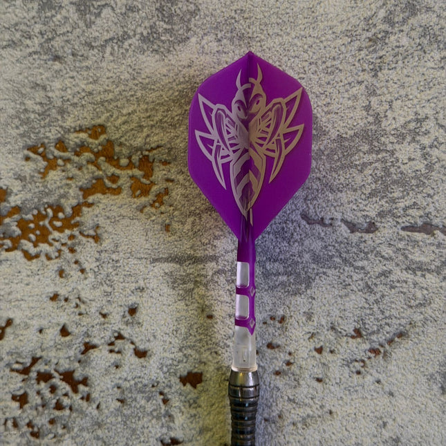Cuesoul ROST T19 Lila/Transparent Standard - Dart Flights