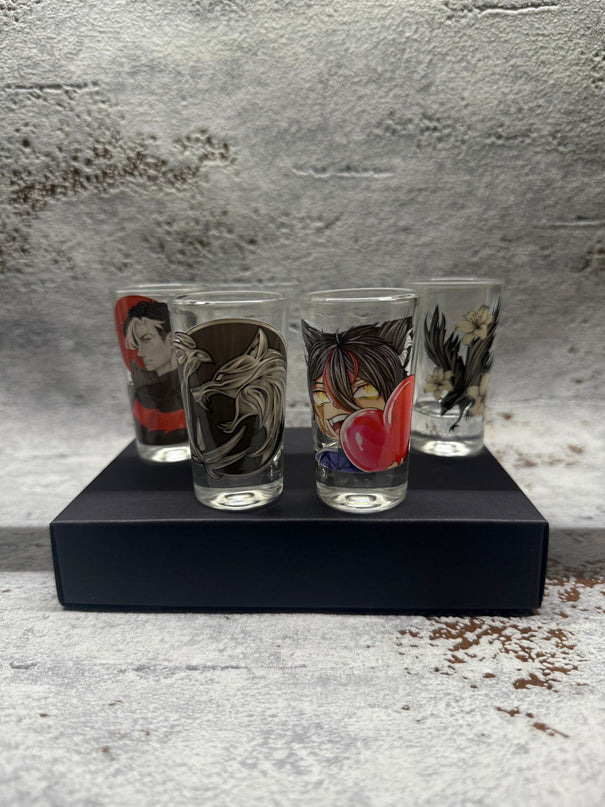 4er-Set Shotgläser – „Collector’s Edition“