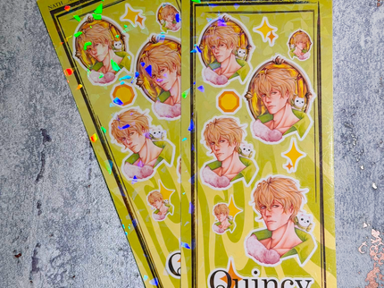 Quincy Stickersheet Holo