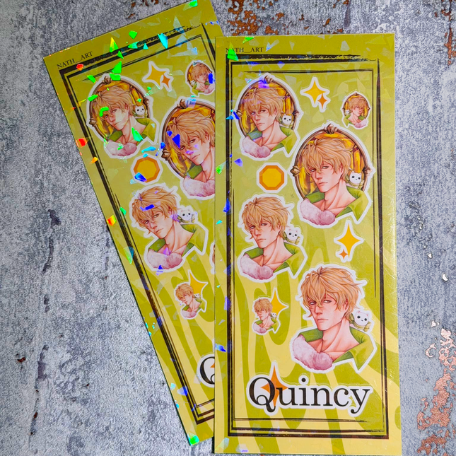 Quincy Stickersheet Holo