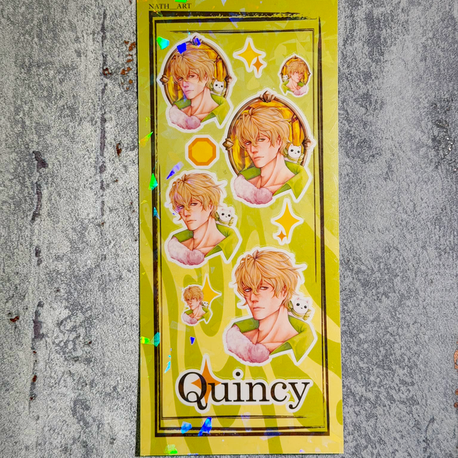 Quincy Stickersheet Holo