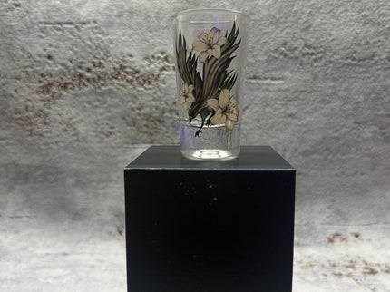 6er-Set Shotgläser „Rabe & Lilie“