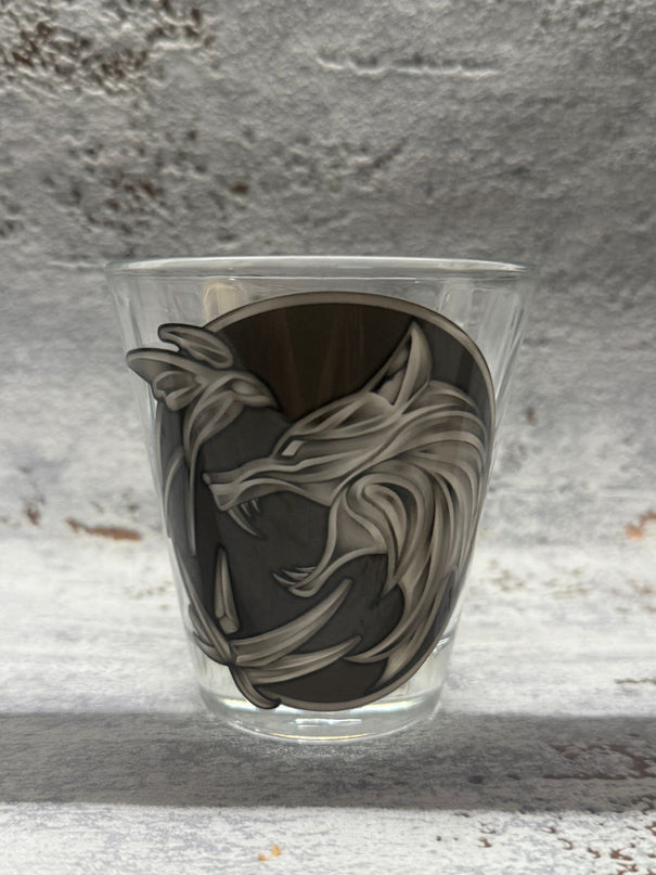 Leonardo Glas-Set – Wolfsemblem