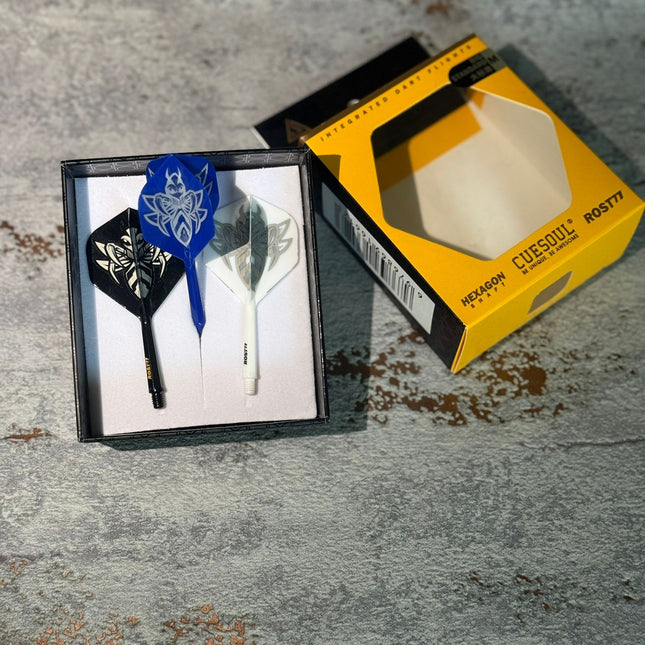 Cuesoul ROST 77 Standard - Dart Flights mit Gravur