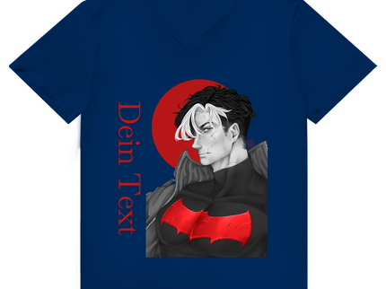 Herren Premium Bio V-Neck T-Shirt – Broken Hero